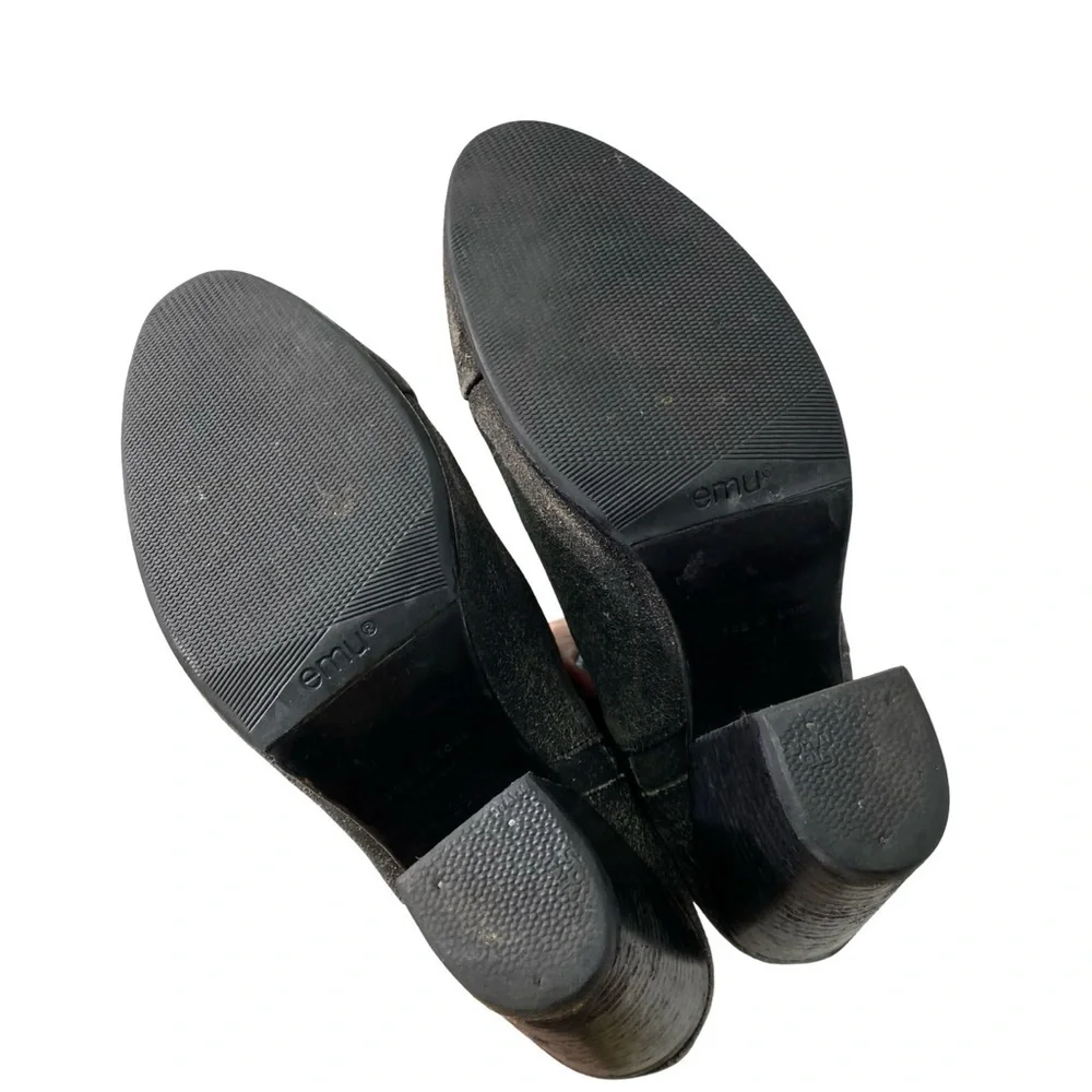 Rag & Bone Margot Ankle Boots Womens Size 9 Waxed Suede Gray Heeled Booties Grey